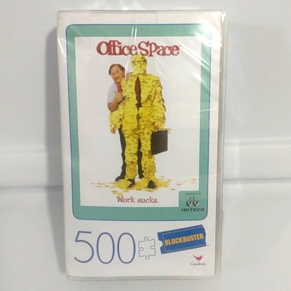 OFFICE SPACE WORK SUCKS 500 PIECE JIGSAW PUZZLE NWT
